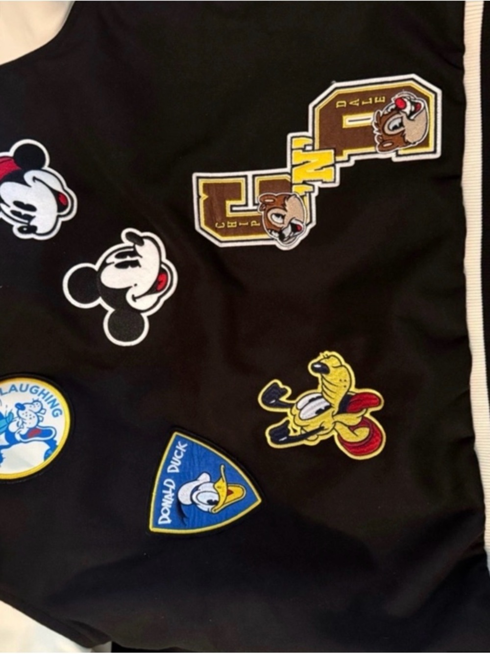 Disney Black & White Mickey Varsity Jacket - Picture 2 of 3